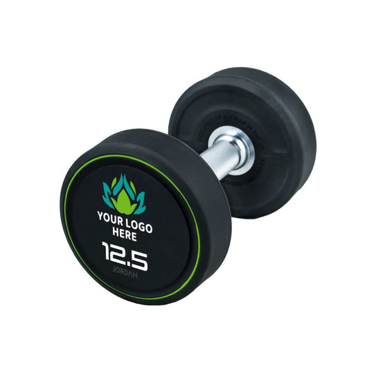 Custom Jordan Hybrid dumbbells premium urethane