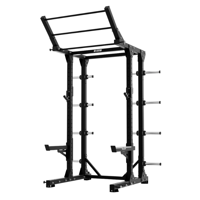 Exigo E80 Elite Half Rack 45 Degree Wing Pull Up Bar Attachment 