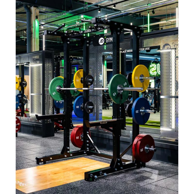 side view with weights on - black 