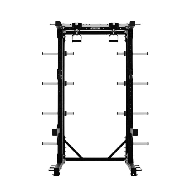 Exigo E80 Elite Half Rack Adjustable Pull Up Handles view of the front