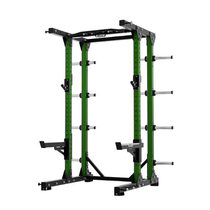 Exigo E80 Elite Half Rack Angled Pull Up Bar in green