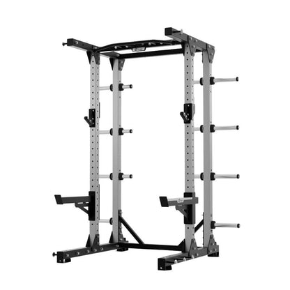 Exigo E80 Elite Half Rack Angled Pull Up Bar in silver