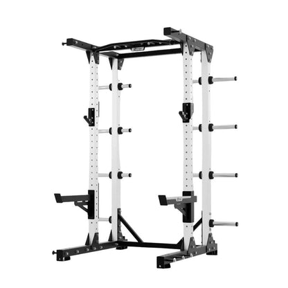 Exigo E80 Elite Half Rack Angled Pull Up Bar in white