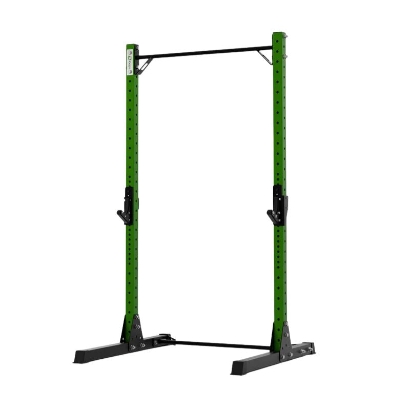 Exigo X70 Quarter Squat Rack for Lifting with Pull Up Bar in green