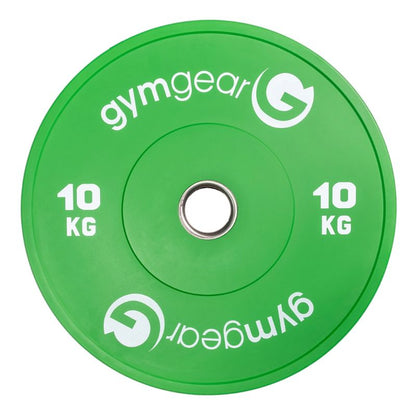 Gym Gear Colour Bumper weight plates 10kg green