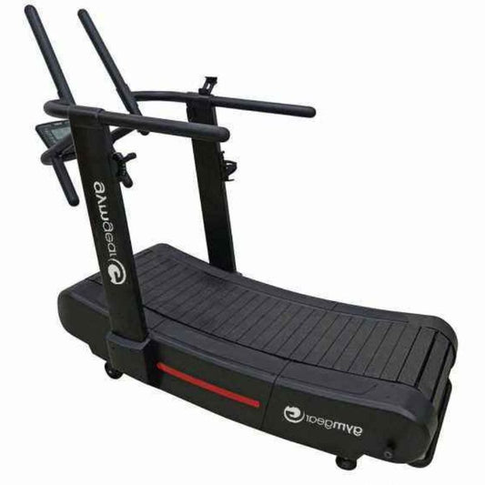 Gym Gear Curve 2.0 Treadmill motorless view of the side of the treadmill