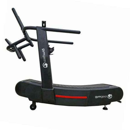 Gym Gear Curve 2.0 Plus Treadmill motorless side on view of the treadmill