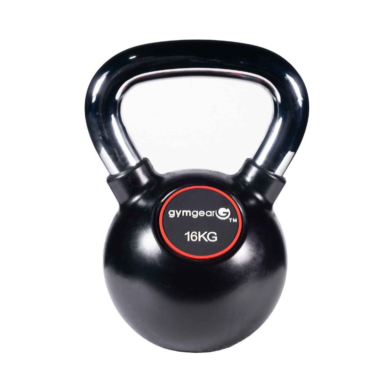 Gym Gear Rubber Kettlebell 16kg