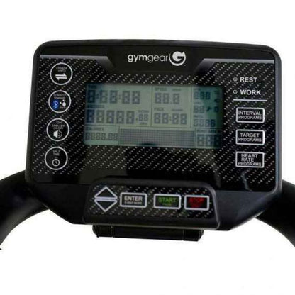 Gym Gear Curve 2.0 Plus Treadmill motorless view of the console