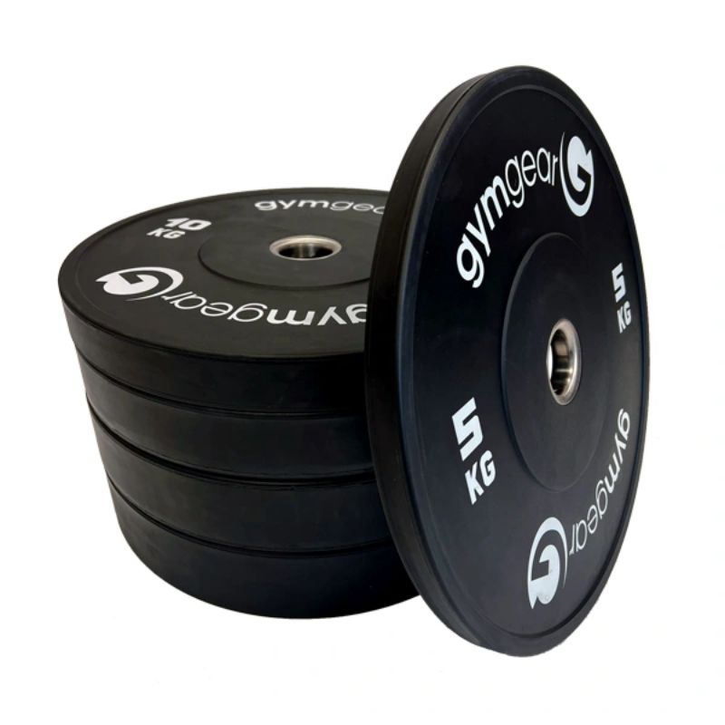 Gym Gear black Bumper Plates 
