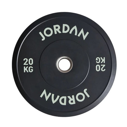 Jordan Black Rubber Bumper Plates 20kg