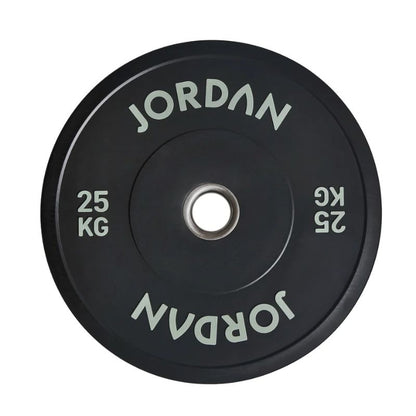 Jordan Black Rubber Bumper Plates 25kg