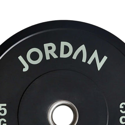 Jordan Black Rubber Bumper Plates close up jordan