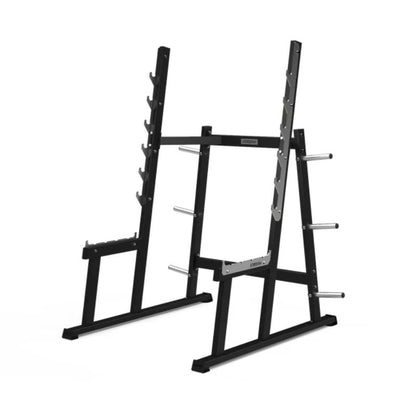 Jordan Squat Rack With Weight Plate Storage in Black or Grey