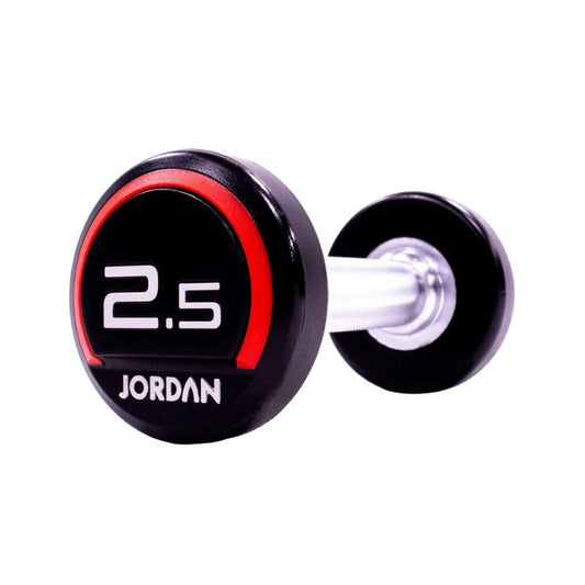 Jordan Urethane Dumbbells in Red 2.5kg