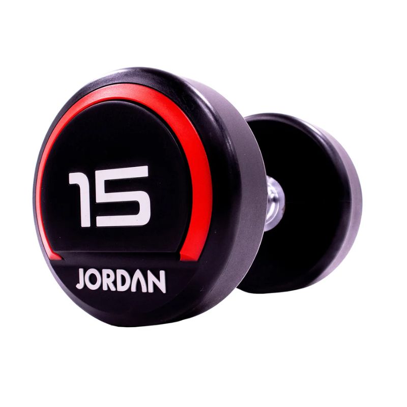Jordan Urethane Dumbbells in Red 15kg