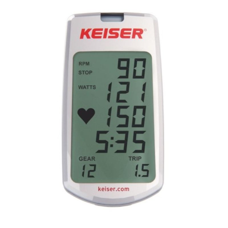 Keiser m3i indoor bike with magnetic resistance display screen