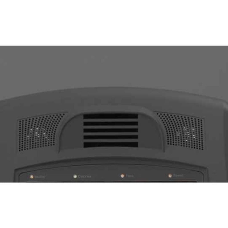 Gym Gear T95 Rehabilitation Treadmill 0.8-19.3km speed 3.5 HP AC (continuous) 5HP AC peak) Close-up of a black electronic device with control buttons on a white background