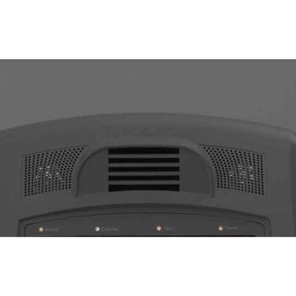 Gym Gear T95 Rehabilitation Treadmill 0.8-19.3km speed 3.5 HP AC (continuous) 5HP AC peak) Close-up of a black electronic device with control buttons on a white background