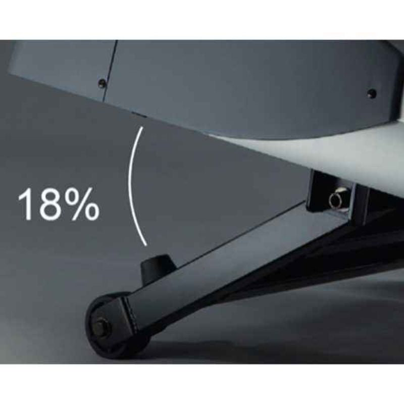 T97 Gym Gear Commercial Treadmill 3HP continuous AC motor top speed 20km/h picture showing the incline setting