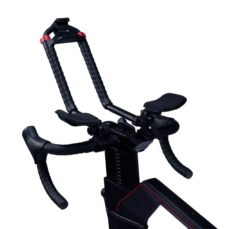 Wattbike Atom 2025 exercise bike view of the handle bars