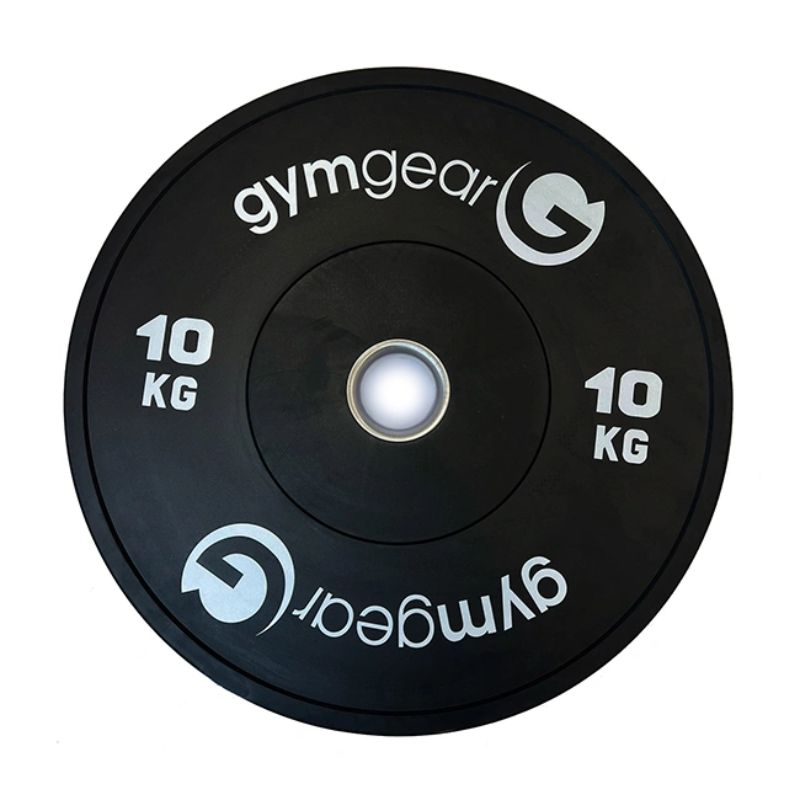 Gym Gear black Bumper Plates 10kg