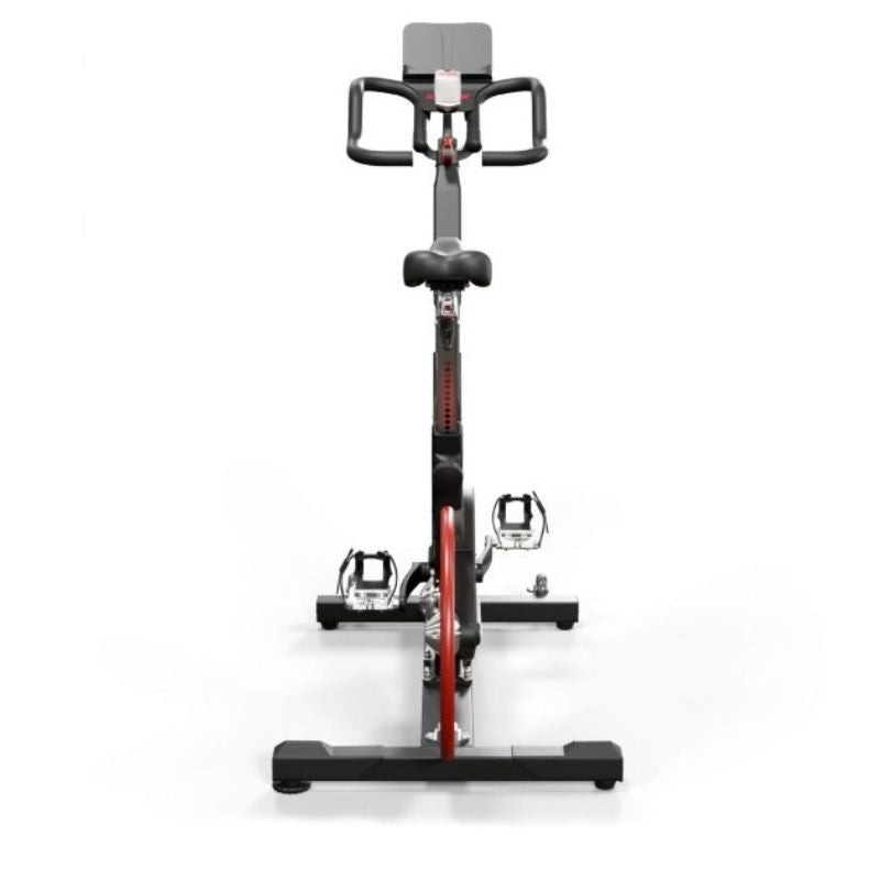 Keiser m3i indoor bike with magnetic resistance view of the back of the bike